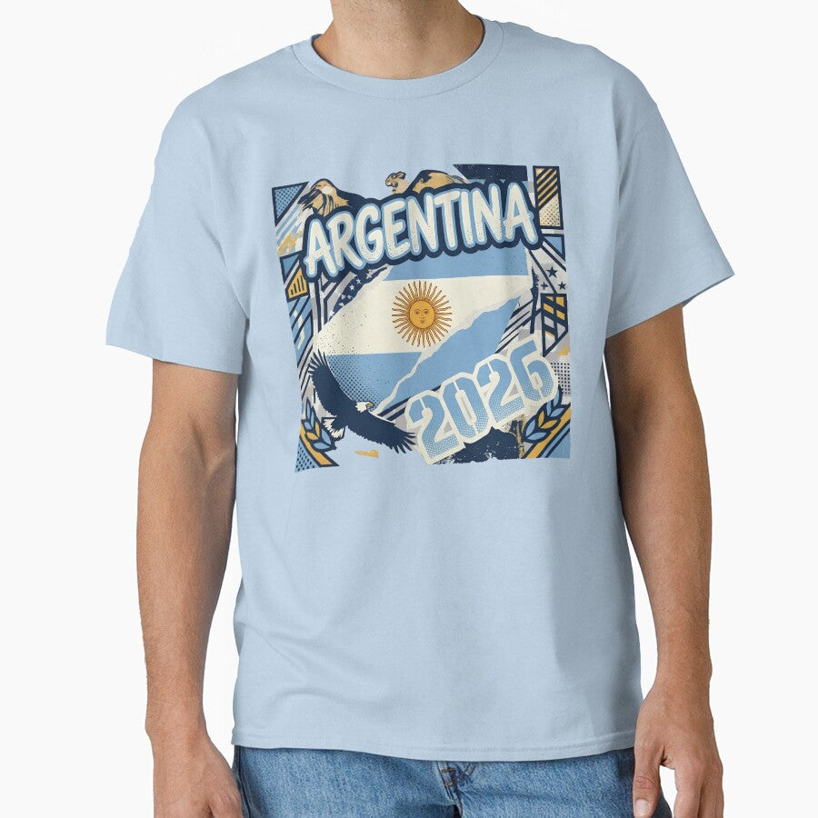 Argentina 2026 Soccer Football Fan Eagle Design by digitalbob60