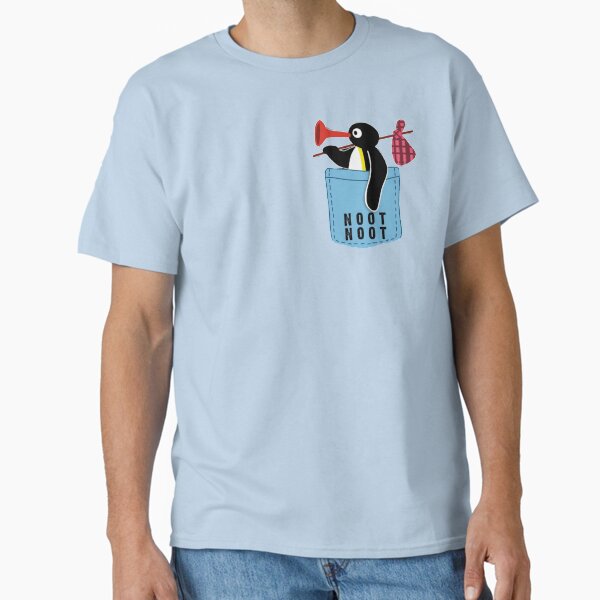 Angry Pingu Noot Noot Pocket Official Merch Classic T-Shirt