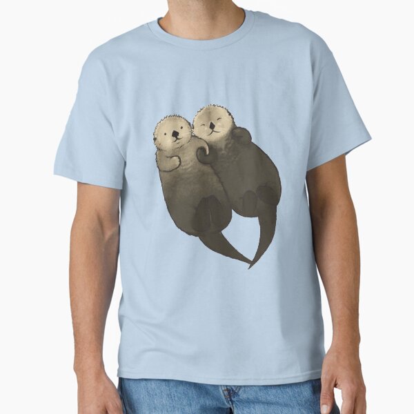 Significant Otters - Otters Holding Hands Classic T-Shirt