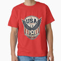 USA Soccer Eagle Crest | Patriotic Football Fan Design by LEOdesignerArt