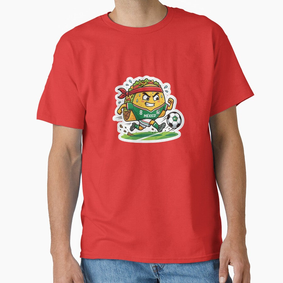Funny Mexico Football Taco Sticker - World Cup 2026 Fan Art by abdollahmh2021