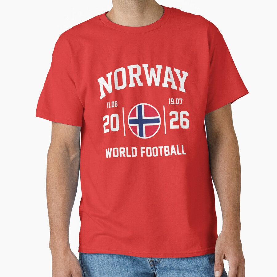 Norway 2026 World Football Fan Graphic by Imaginationbeyond