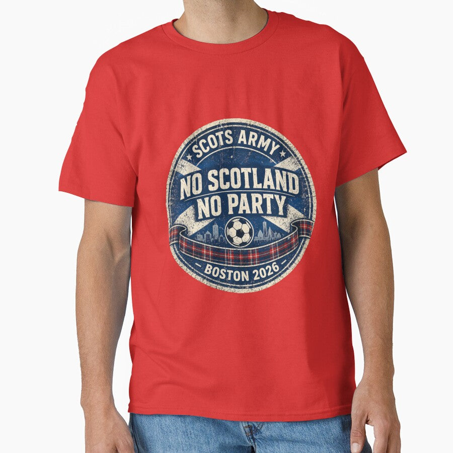 Scots Army Fan Crest Emblem 2026 by Mad People Clothing