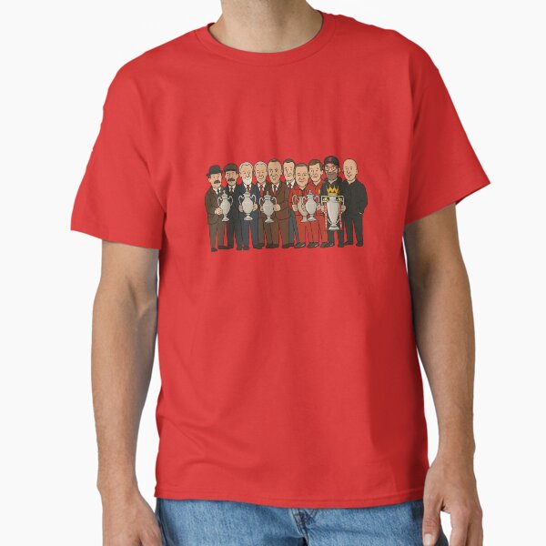 LIVERPOOL TITLE WINNING MANAGERS Classic T-Shirt