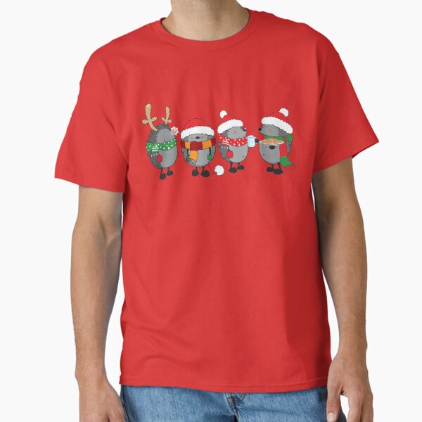 Christmas hedgehogs Classic T-Shirt