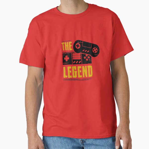 The Legend Gamer Retro Controller - Vintage Video Game Classic T-Shirt