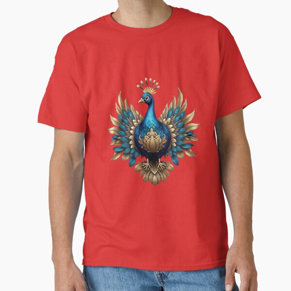 GOLDEN BLUE PEACOCK (#99FF00) Classic T-Shirt