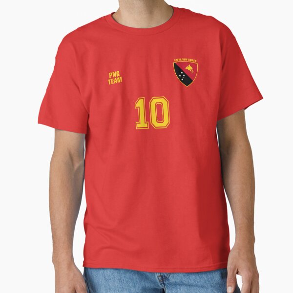 Papua New Guinea Soccer Pride Retro Football Jersey for Fans Classic T-Shirt