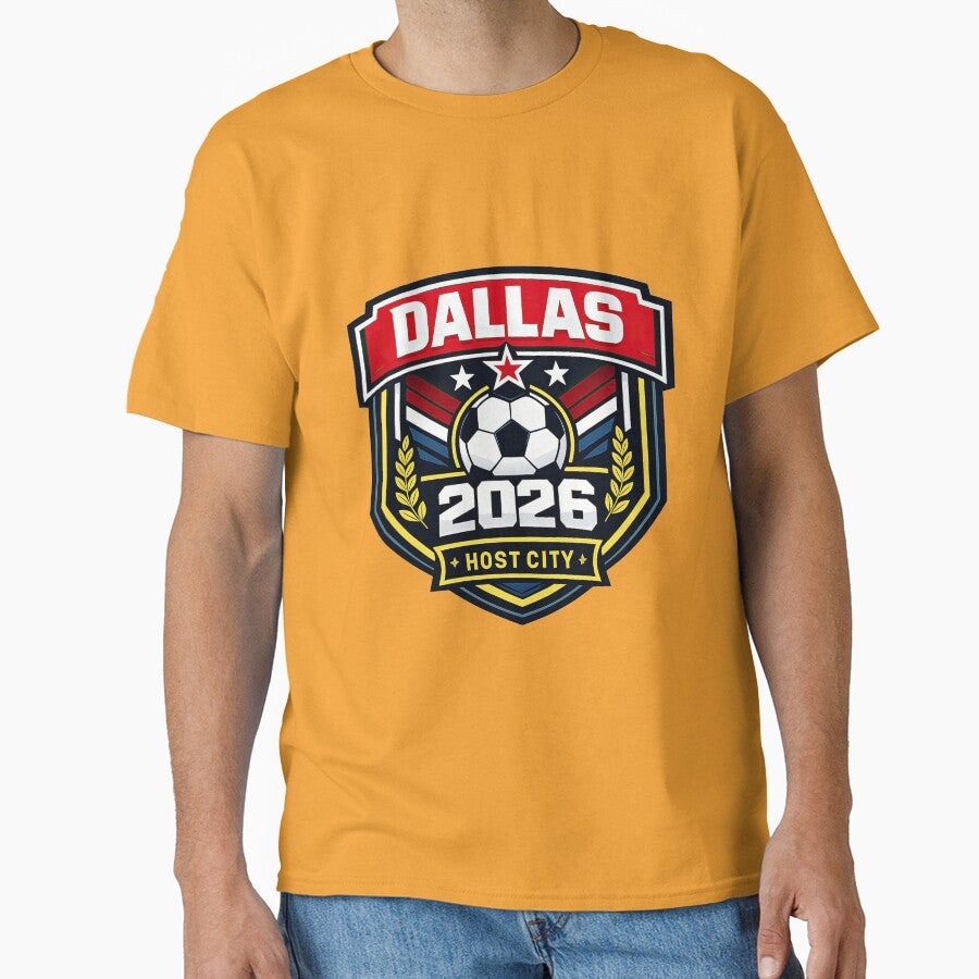 Dallas 2026 Host City Emblem with Laurel by BrickByDream