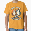 PLAY HARD. WIN TOGETHER. – Cute Penguins Soccer Friendship Mascot Illustration by  Artistry in Motion by MADsrecreation