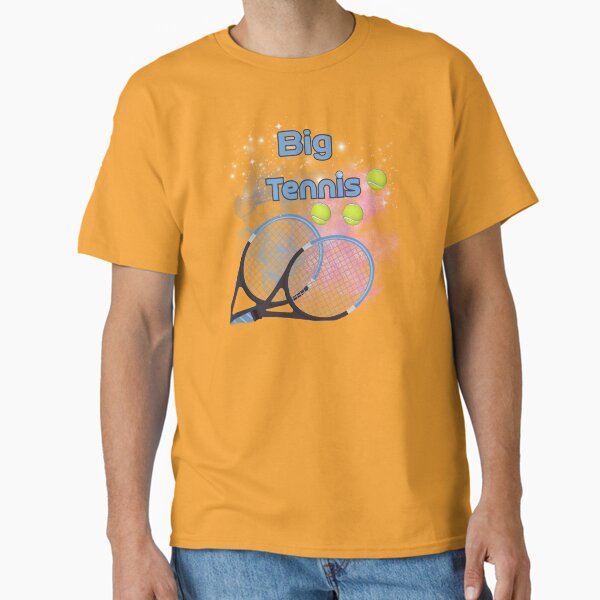 Big tennis. Tennis rackets, tennis ball. Classic T-Shirt