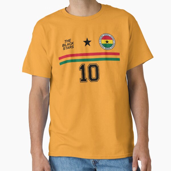 Ghana Soccer Pride Retro Football Jersey for Fans Classic T-Shirt