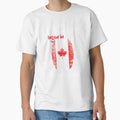 My story began in Canada Flag Fingerprint DNA Canadian by PartyShirts1