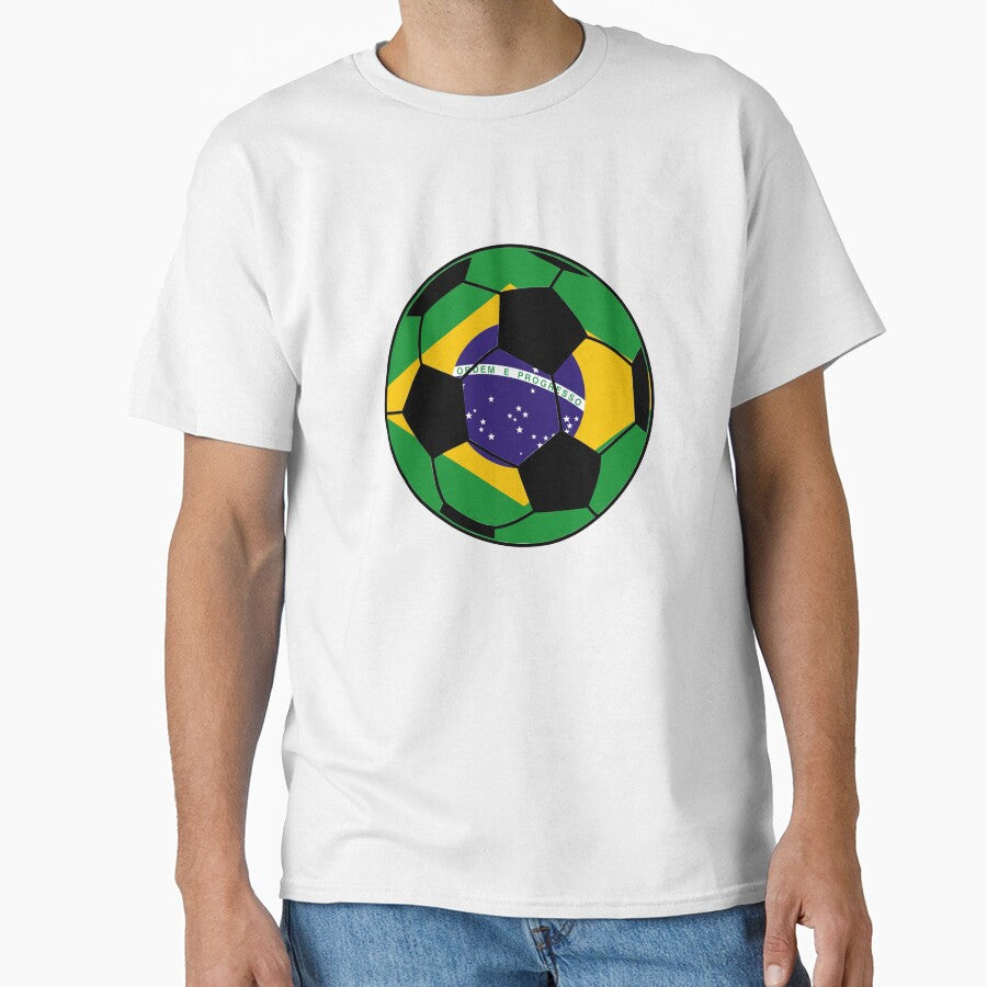 Brazil Flag Soccer Ball by FinalScoreClub
