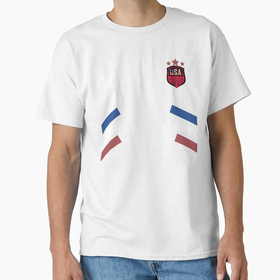 Retro 10 American Football USA Soccer USA Flag by uriwe