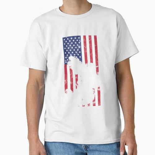 American Flag USA Soccer Lover Player Fan by dfunky