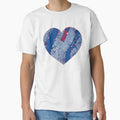 New York Heart Map – American Football Inspired City Art by BottleGnome