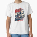 Red White and Goal USA Soccer Patriotic Game Day by RoooDesigns
