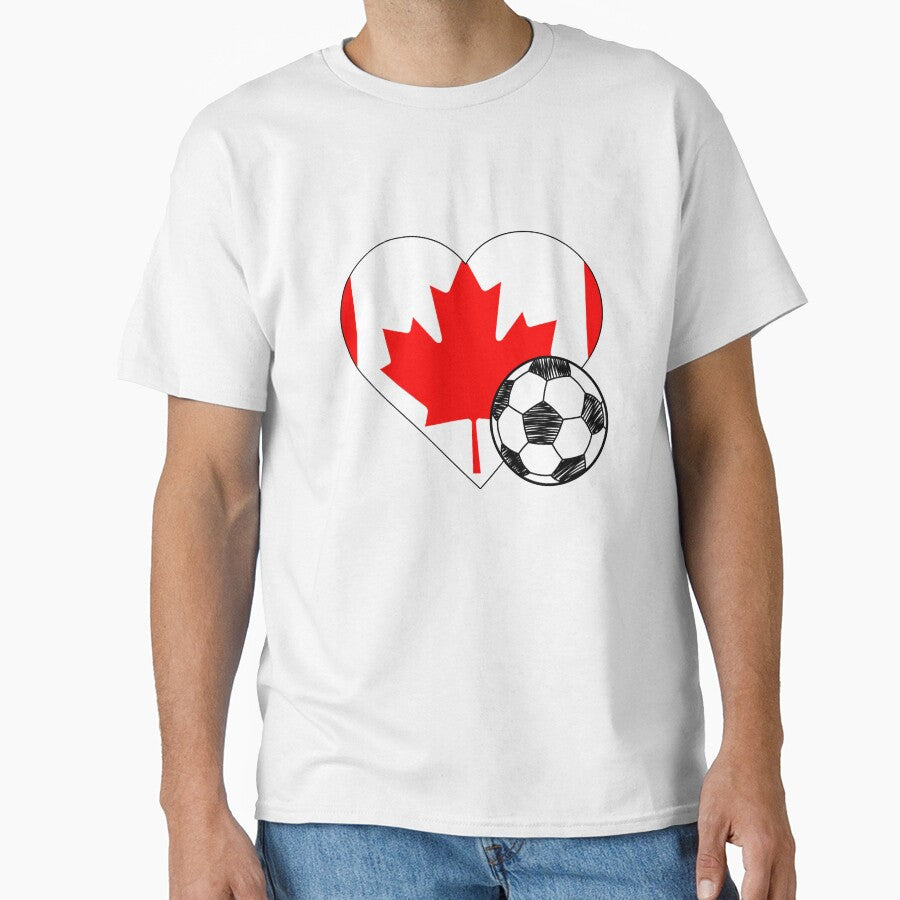 Canada Soccer Heart Design by FinalScoreClub