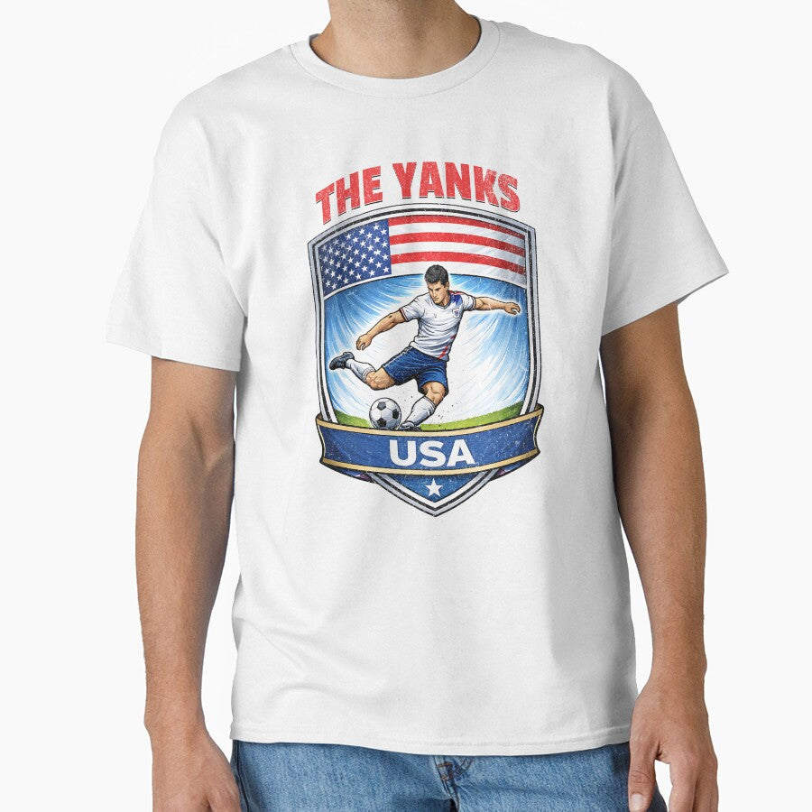 USA Vintage Soccer Badge 2026 - The Yanks Edition by Tee Nook