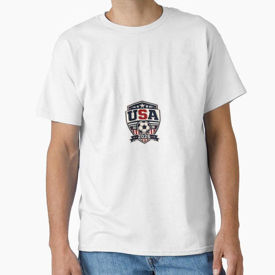 USA Soccer 2026 Shirt | American Football Fan | Vintage Patriotic Sports Design by Ikhlase12
