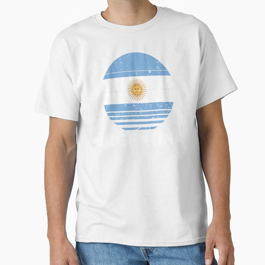 Argentina Vintage Sunset Argentinian Flag Pride by CHday