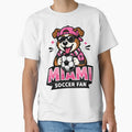 Miami Soccer Fan Dog Design – Dressed for Winter in Florida Game Day Artwork  ? Subtle joke by BrickByDream
