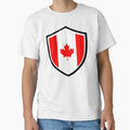 canada flag shield emblem graphic by GlobalPrintArt