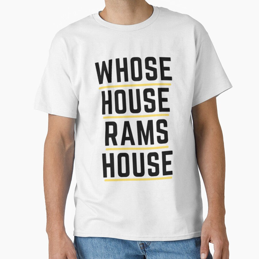 WHOSE HOUSE Rams House Classic-Essential  T-Shirt by SAABDERRAHIM
