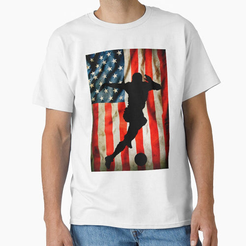 American Soccer player and USA flag by erozzz