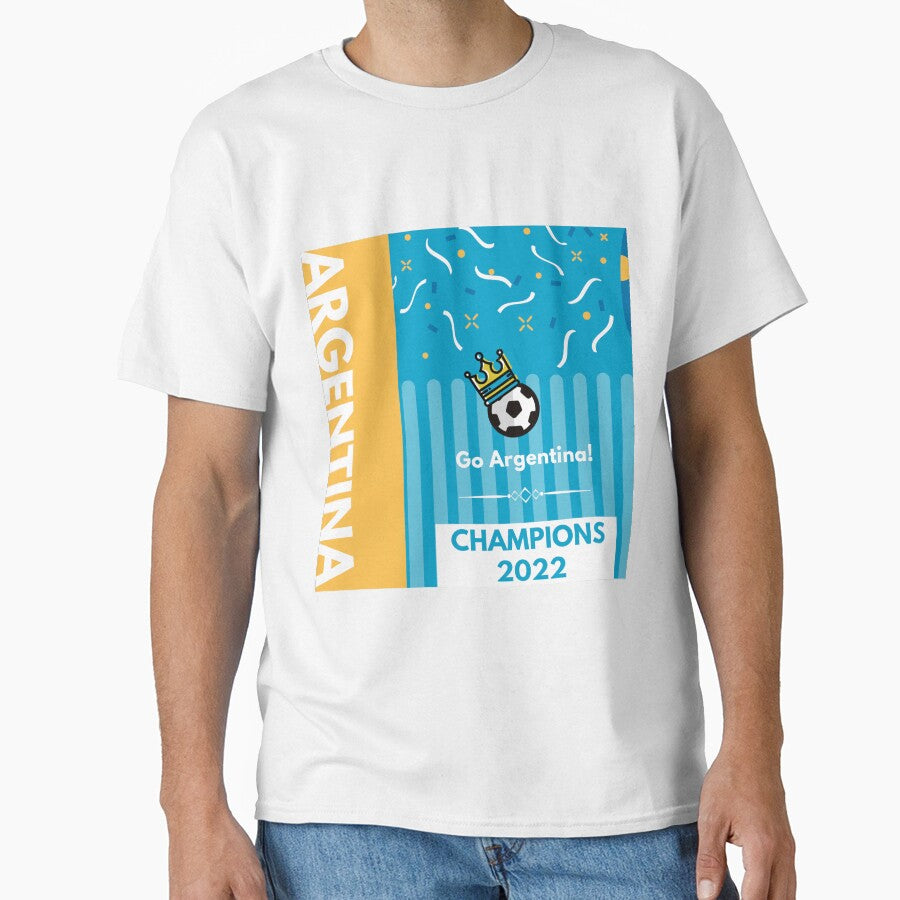 congratulations argentina soccer fifa worldcup champions 2022 by Panda  Art