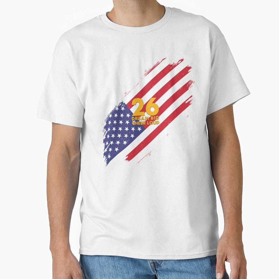 USA Soccer Ball 2026 Dream Big Cheer Loud by BananaPrint