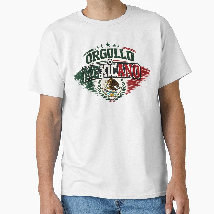 Orgullo Mexicano Soccer Shirt Mexican Football Fan Futbol Mexico Pride Patriotic Design by Martin's_Design
