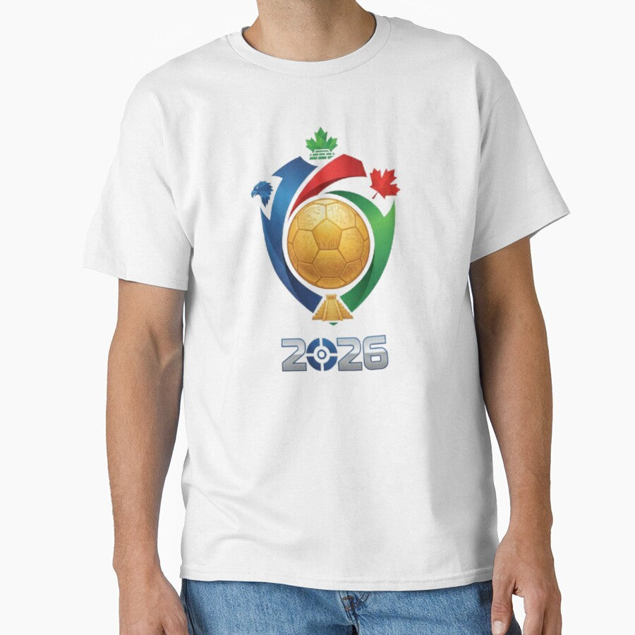 Golden Soccer Ball 2026 Host Nations Emblem by Bulk store
