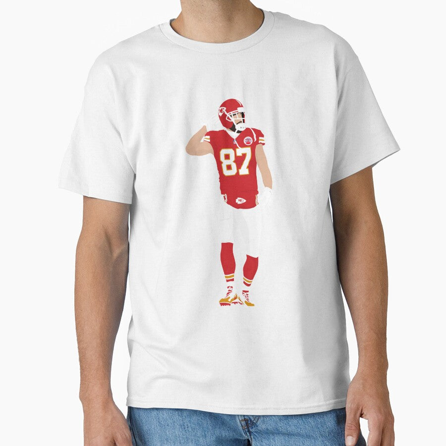 Travis Kelce football illustration by ArlemUnivers