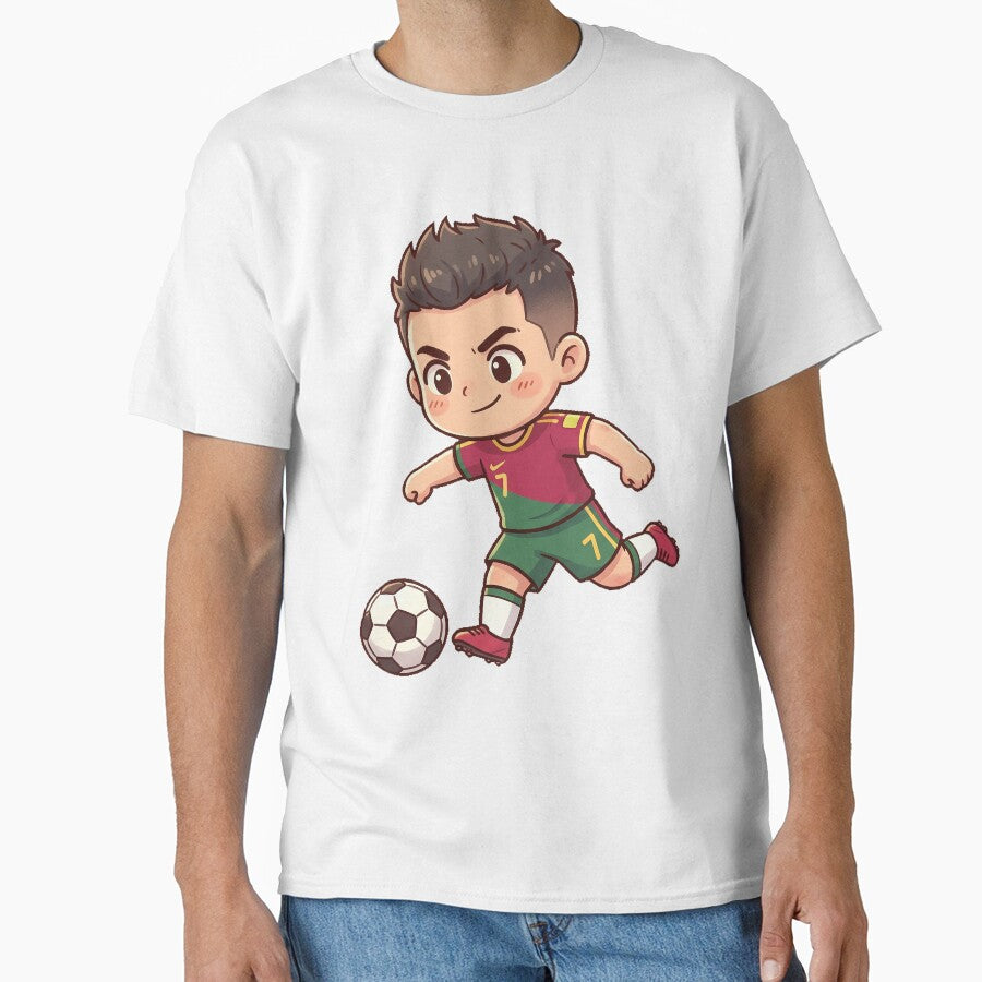 Kawaii Football Star Number 7 Soccer Champion Anime Sports Art by RosetteArtists