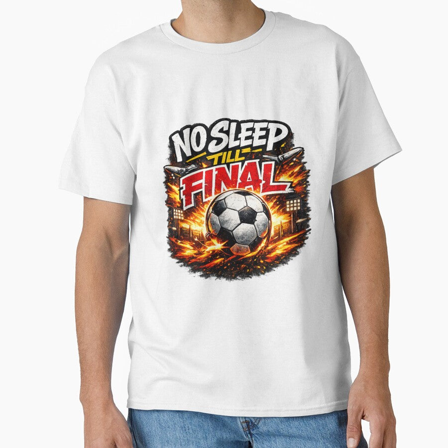 No Sleep Till Final Soccer Championship Fan Design by Winetastic-Art