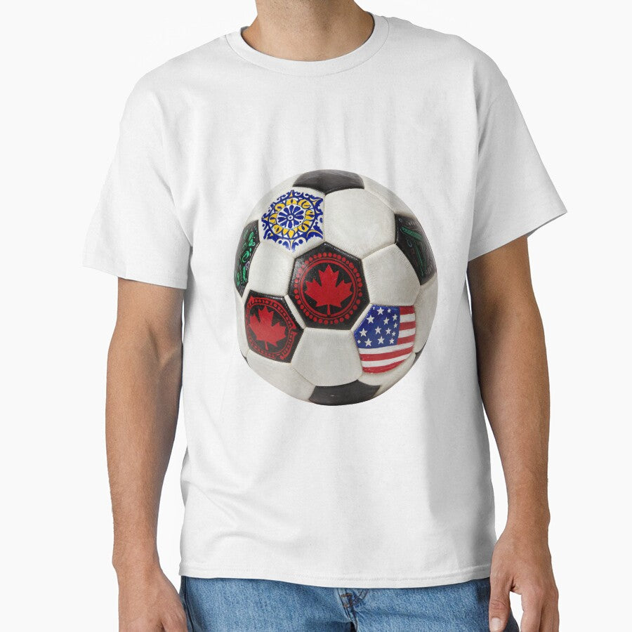 Painted International Flags Soccer Ball Art by Gallery-yuuna