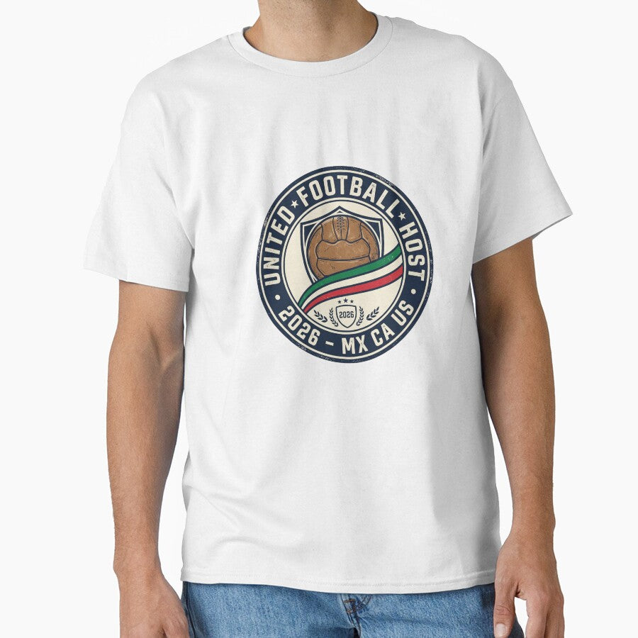 United Football Host 2026 Retro Crest Soccer Fan by PictoVibe