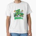 Born to Support Brazil | Brazil Soccer Fan Sticker by HC-Boutique