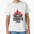 Toronto 2026 CN Tower Stadium Skyline T-Shirt V19 by DarylWelsh2024
