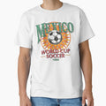 Vintage Mexico Soccer Sun Ball Classic T-Shirt by MichaelAdamArt