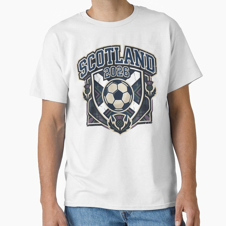 Scotland 2026 Retro Football Fan Crest by Saq2000