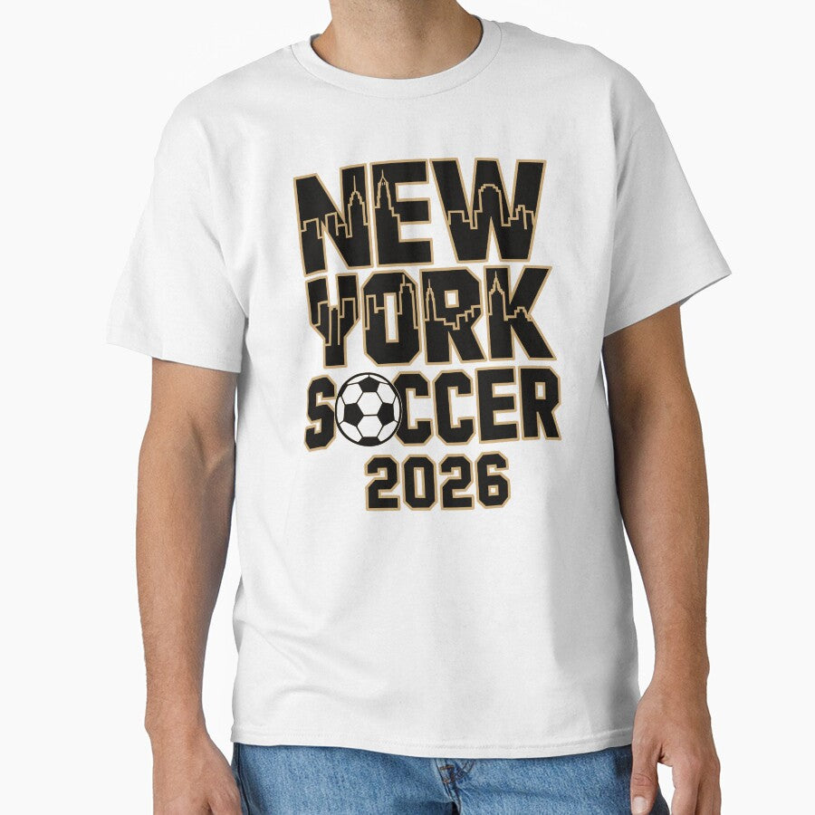 New York Soccer 2026 Skyline Silhouette by MavtM