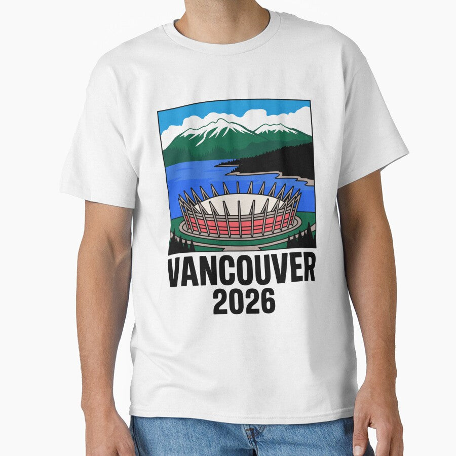 Toronto 2026 Skyline T-Shirt V17 by DarylWelsh2024