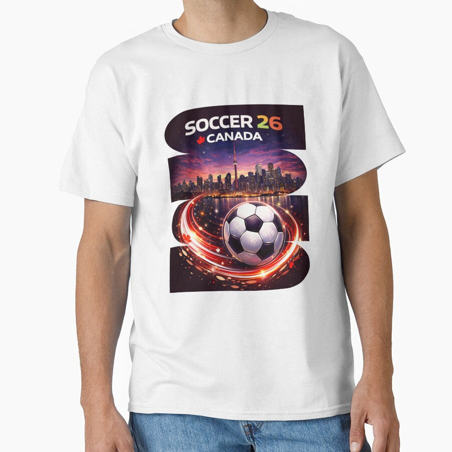 Canada Soccer 2026 Shirt, Soccer 26 Canada Fan Tee, Canada Football Graphic by MK-Charlie