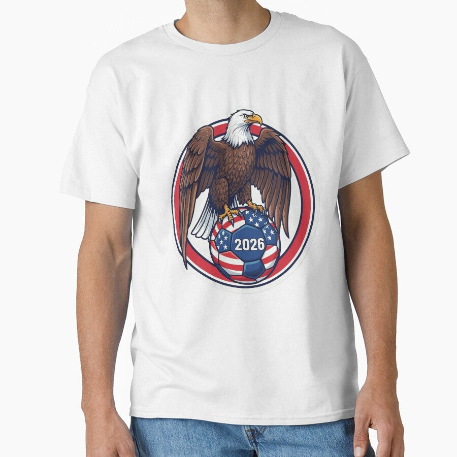 USA Eagle Soccer 2026 – American Pride Football Design by Mido-artister
