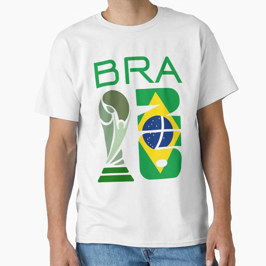 Brazil 2026 World Cup Fan Shirt Trophy Design by tarzbol