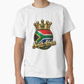 South Africa flag Crowned Soccer Ball by QuiteOrbit