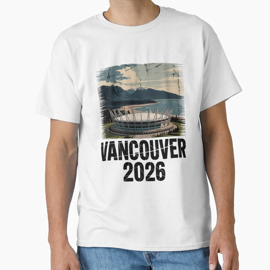Toronto 2026 Skyline T-Shirt V19 by DarylWelsh2024